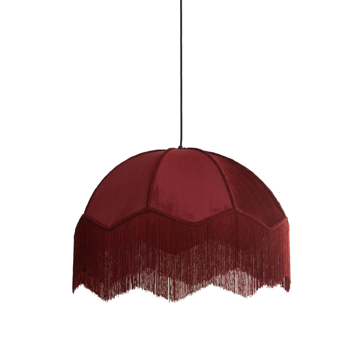 HÄNGELAMPE Malacia Rot 50/50/38 cm - Rot, Kunststoff (50/50/38cm) - Light & Living