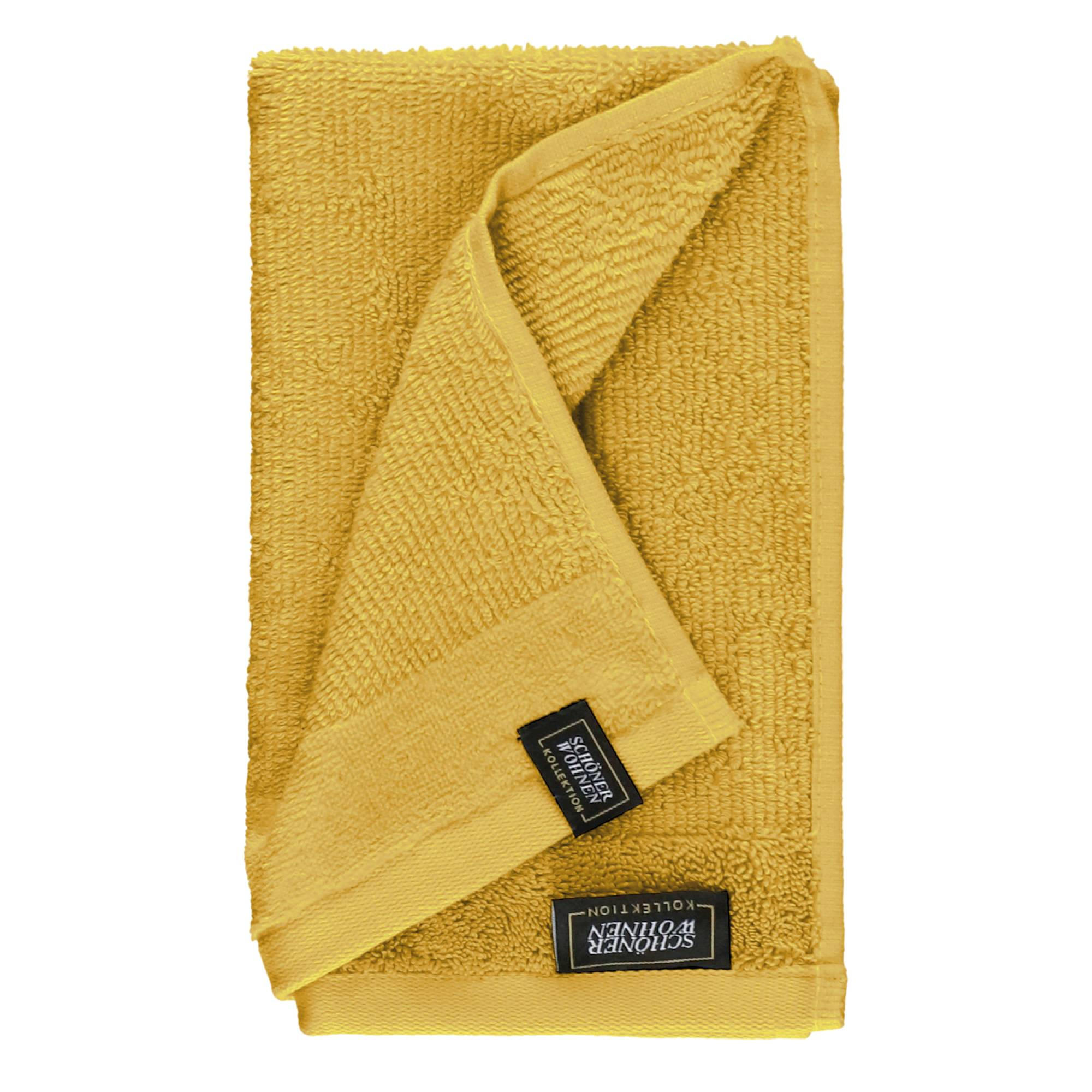 GÄSTEHANDTUCH SENSE-6 - Gelb, Textil (30/50cm) - Schöner Wohnen