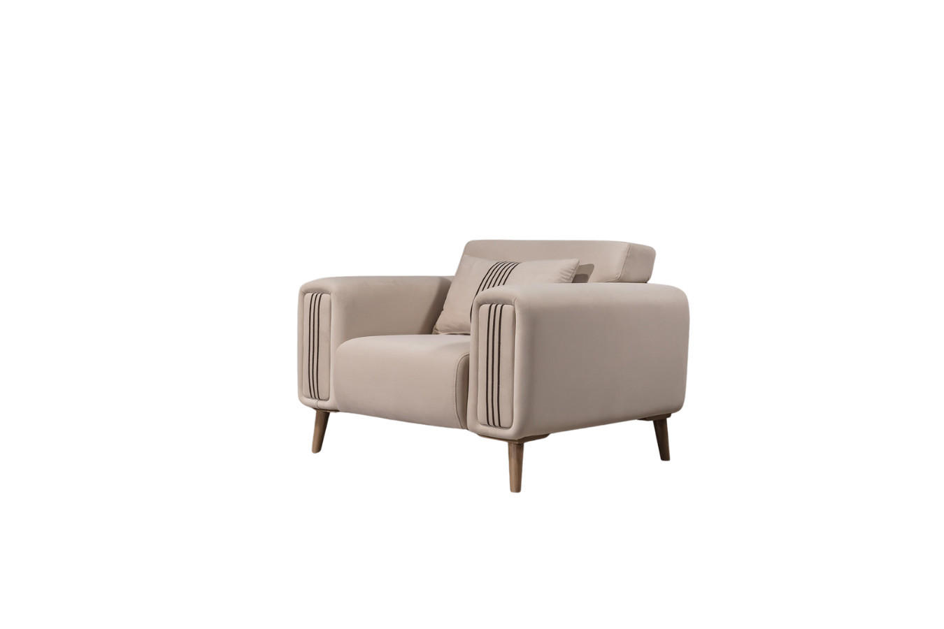 XXXLutz 1-Sitzer Beige 120x100x90 cm