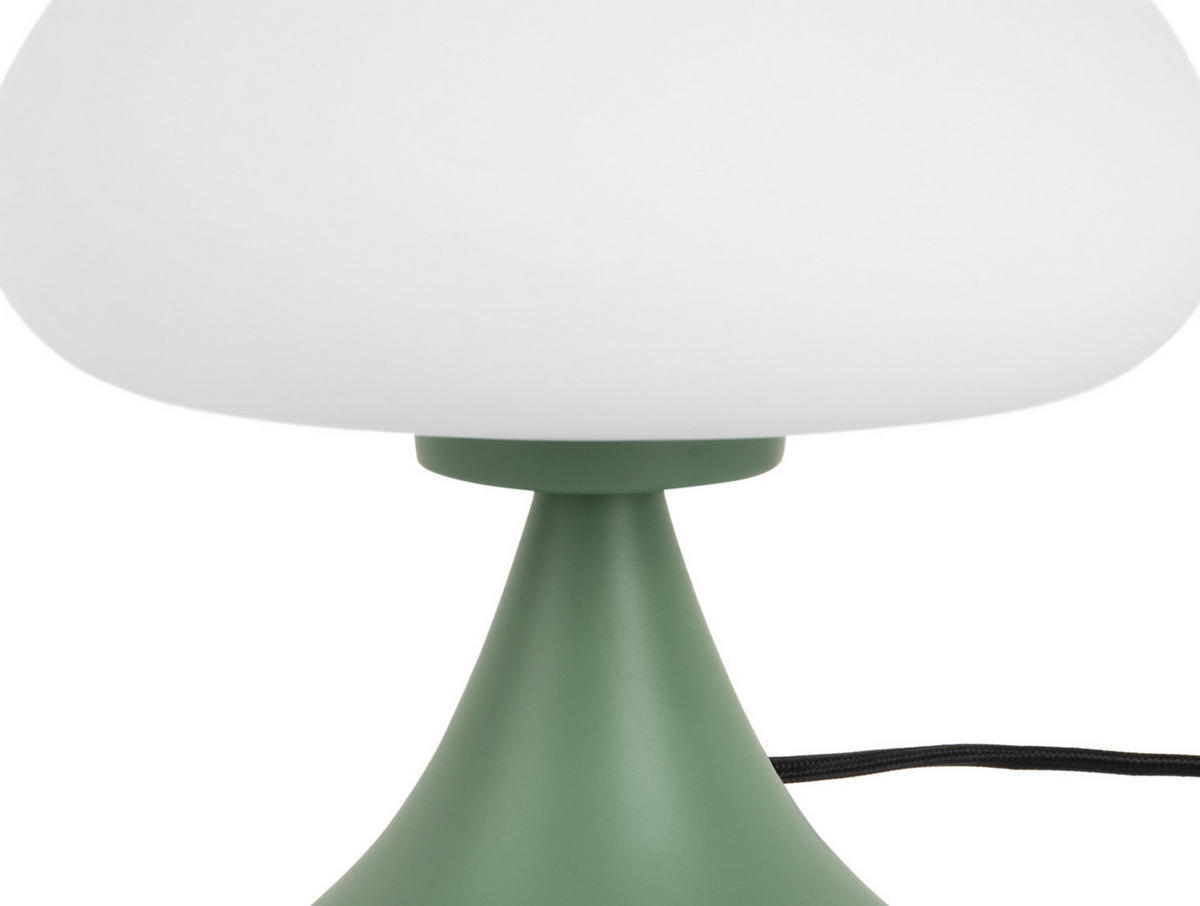 TISCHLAMPE Hongo 20/20/21 cm - Grün, Glas (20/20/21cm) - Leitmotiv