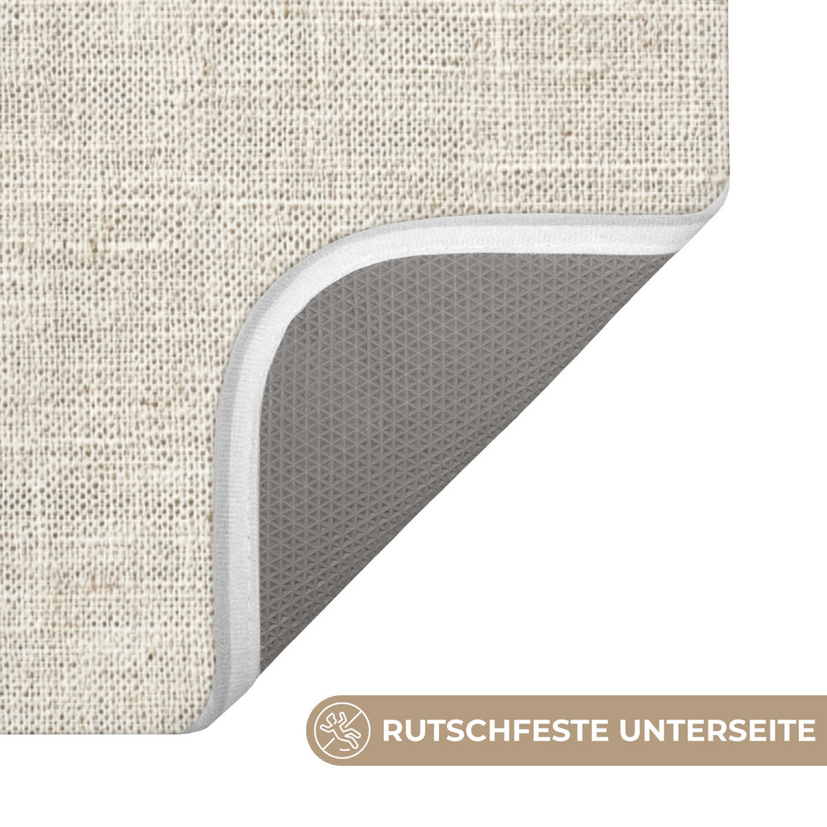 KOUPELNOVÁ PŘEDLOŽKA Povlečení - Textura - Béžová 60x120 cm - béžová, textil/plast (60/120cm) - OnlyWow