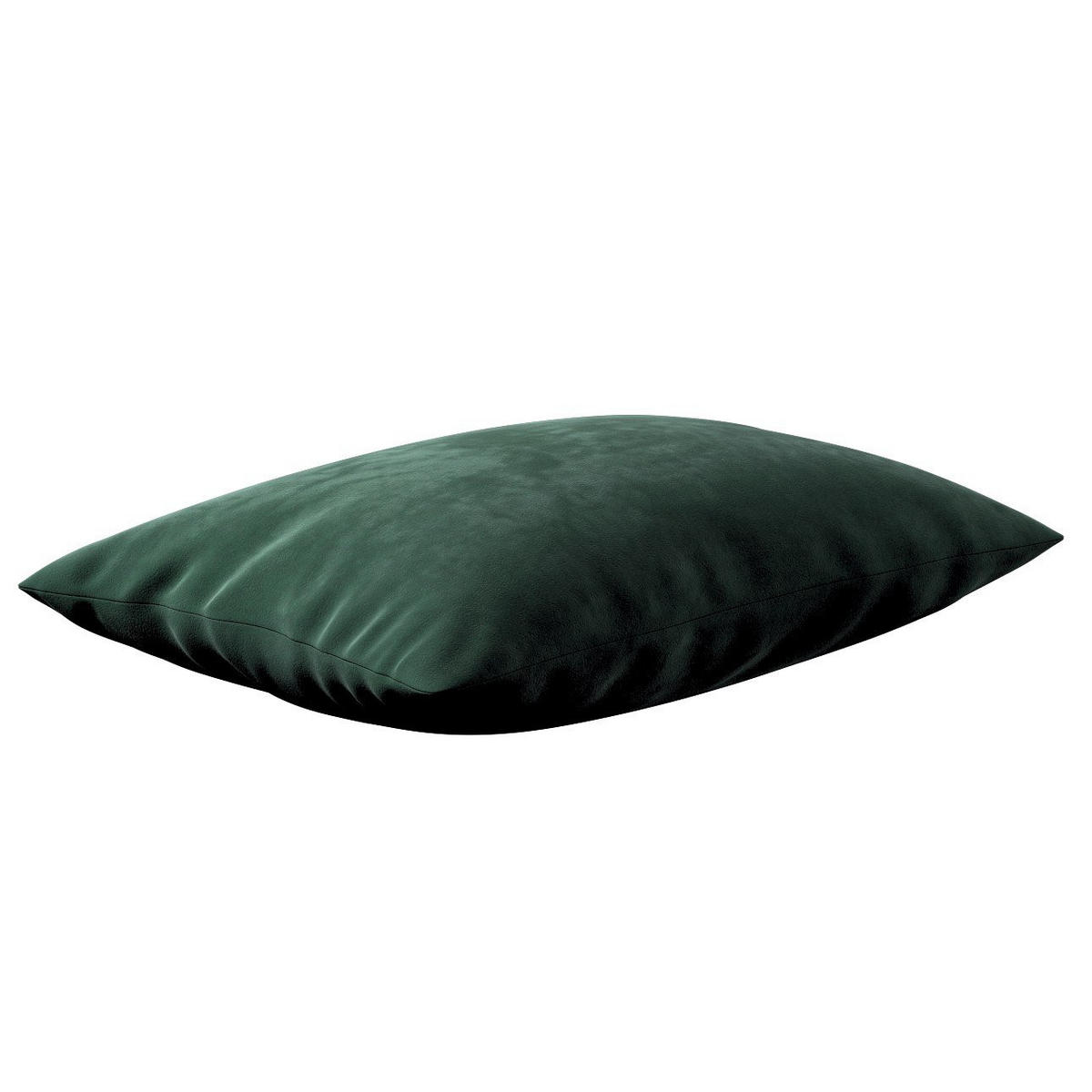 KISSENHÜLLE Velvet dunkelgrün, 60x40cm - Dunkelgrün, Textil (40/60cm) - Dekoria