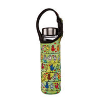 TRINKFLASCHE James Rizzi - Birds on a Love Wire, Pop Art, Glas-Kombi, Bunt, 700 ml - Multicolor, Glas (0.7L) - Goebel