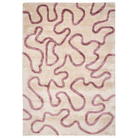 KOBEREC Béžový 160/230 cm Viskóza Kappar - béžová, textil (160/230cm) - Beliani