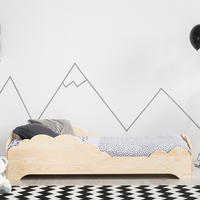 POSTEL 90/190 Théotime Přírodní dřevo - hnědá, dřevo (90/190cm) - Petits-meubles