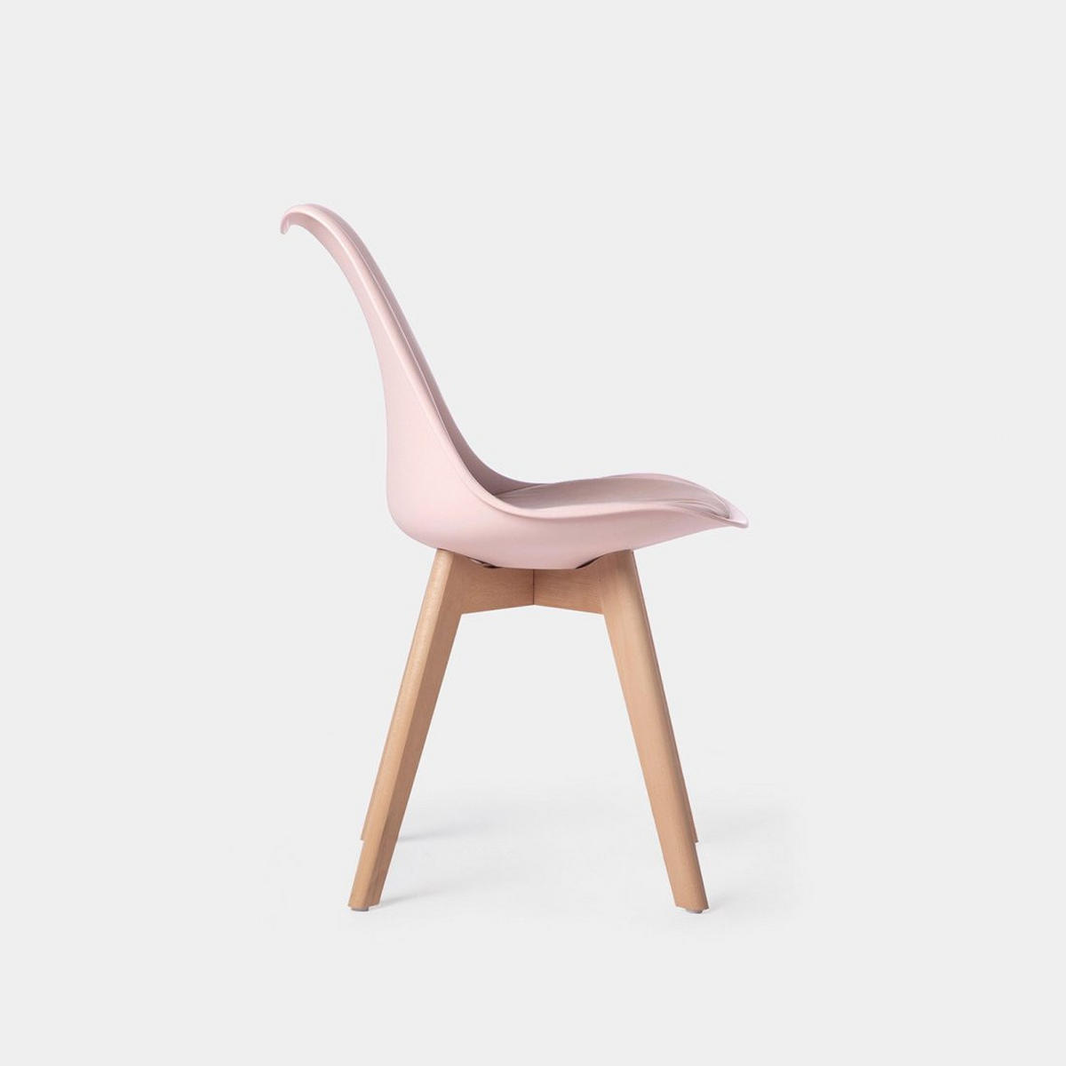 KÜCHENSTUHL Kler Rosa 49 cm x 81 cm 4er-Set - Pink, Kunststoff (49/81/57cm) - Klast Home