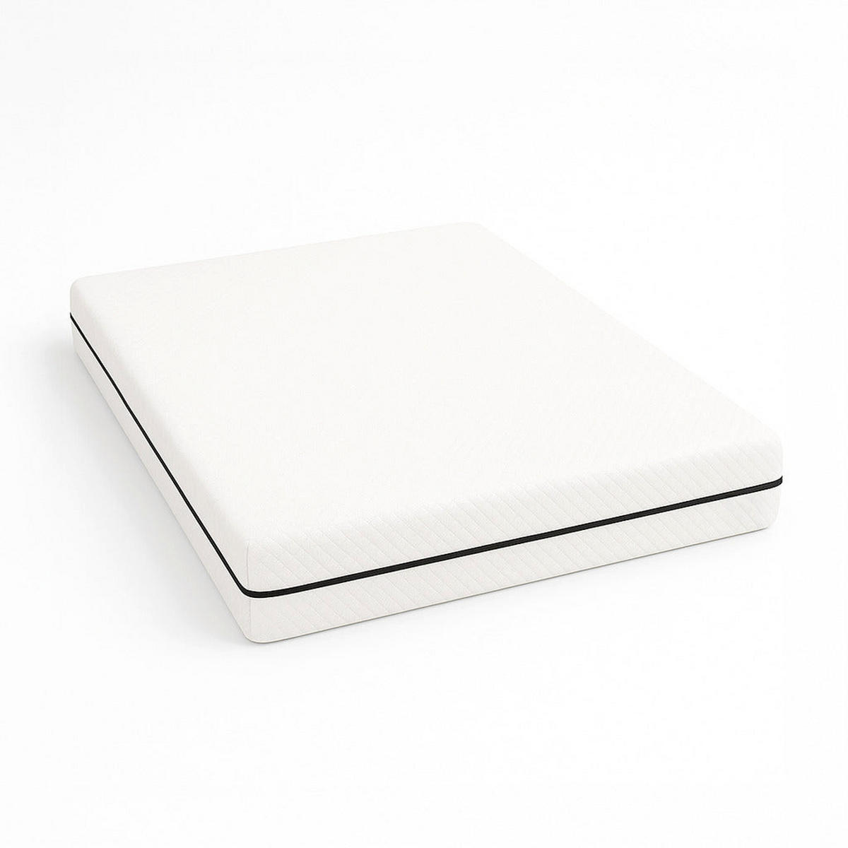 MATRATZE 120x200 mit Taschenfedern und Waterfoam | Höhe 24 cm | Orthopädisch und Hypoallergen - Weiß, Textil (120/200cm) - The White Stone