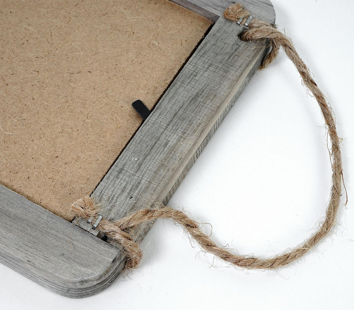 BILDERRAHMEN SHABBY-LOOK rechteckig Grau - Grau, Holz (13/26cm) - MCW