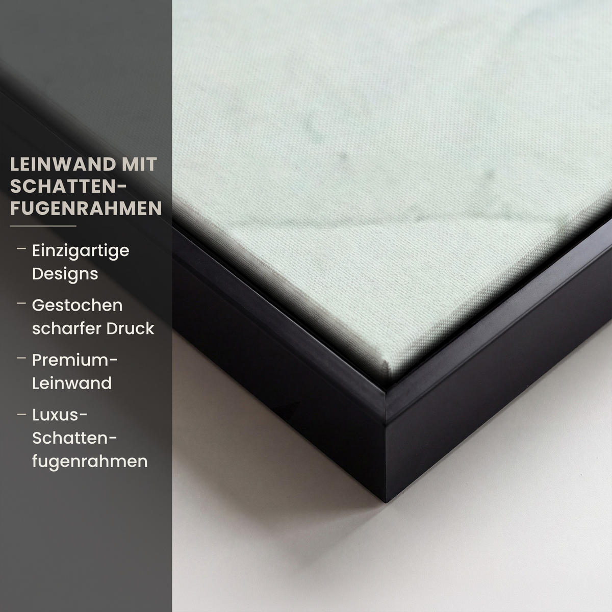 LEINWAND Bilder mit Rahmen - Marmor - Schwarz - Weiß - Gold - Luxus - Abstrakt - 100x150 - Goldfarben, Textil (100/150cm) - MuchoWow