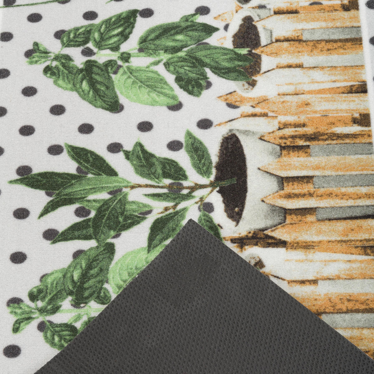 KÜCHENLÄUFER TEPPICH TRENDY KITCHEN KRÄUTER - Grün, Textil (60/150cm) - Pergamon