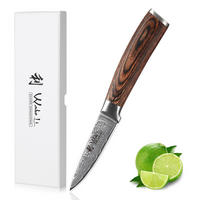 OFFICEMESSER 8 cm - Braun, Holz/Metall (20cm) - Wakoli