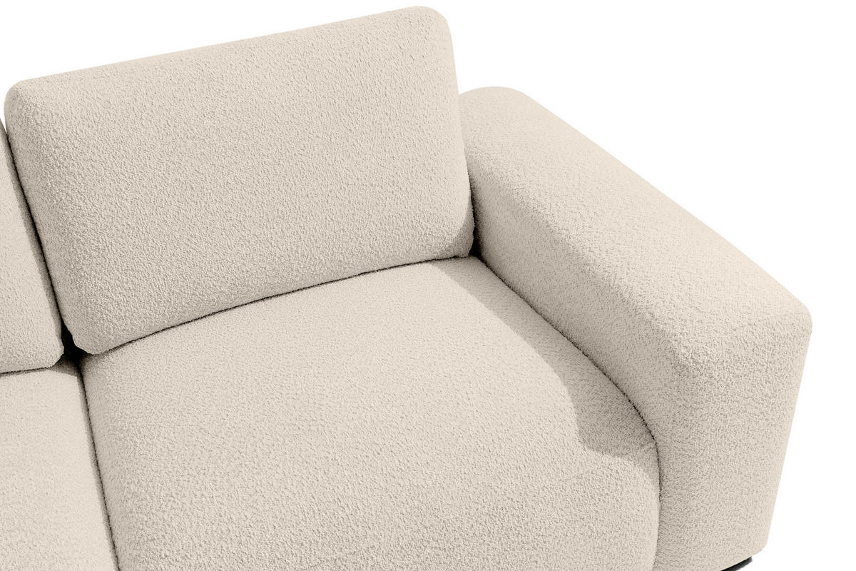 ECKSOFA LINKS ZUCCO, Hellbeige - Hellbraun, Holz/Holzwerkstoff (304/293cm) - KONSIMO®