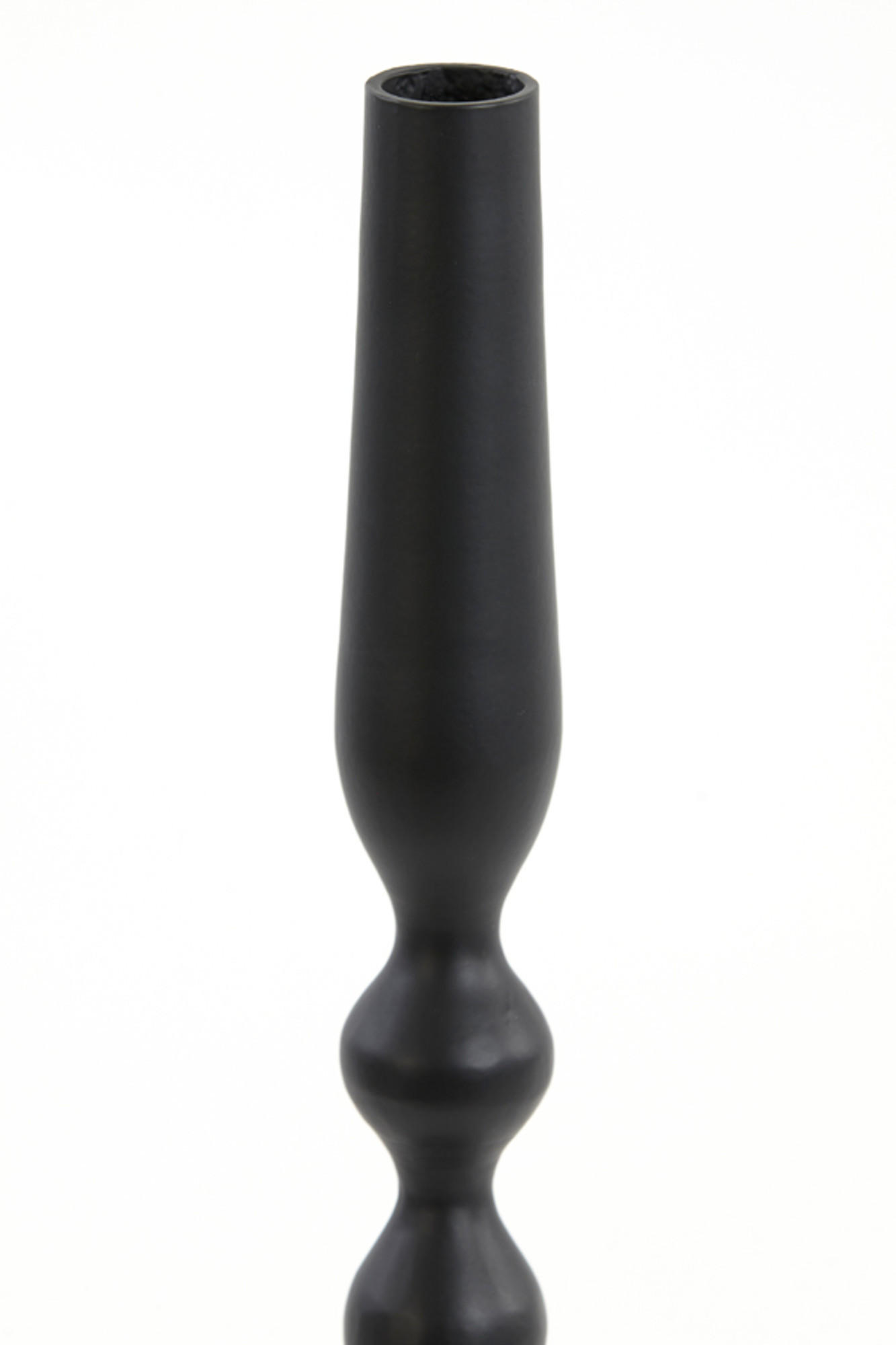 KERZENSTÄNDER PALONA - Schwarz - Ø9x50cm - Schwarz, Metall (9/50/9cm) - Light & Living
