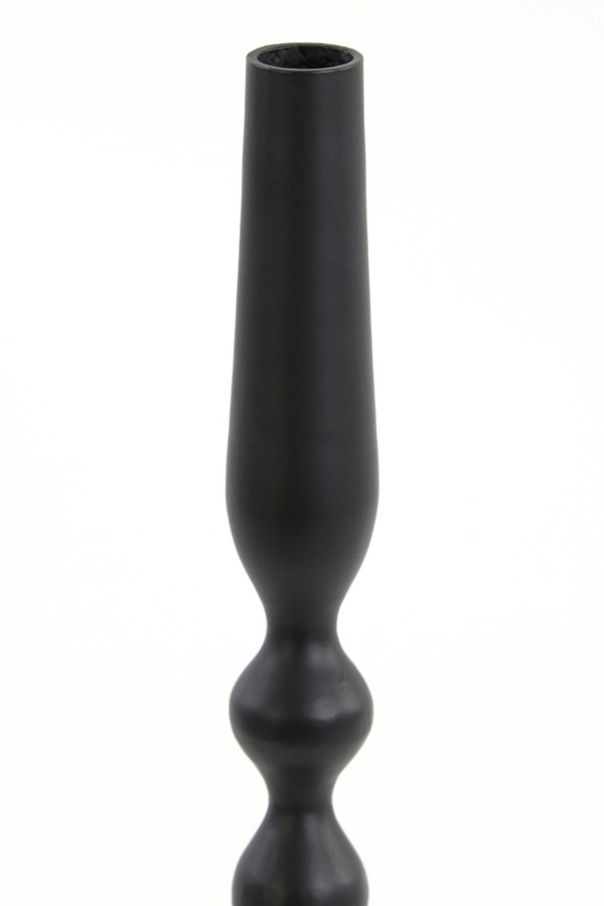 KERZENSTÄNDER PALONA - Schwarz - Ø9x50cm - Schwarz, Metall (9/50/9cm) - Light & Living