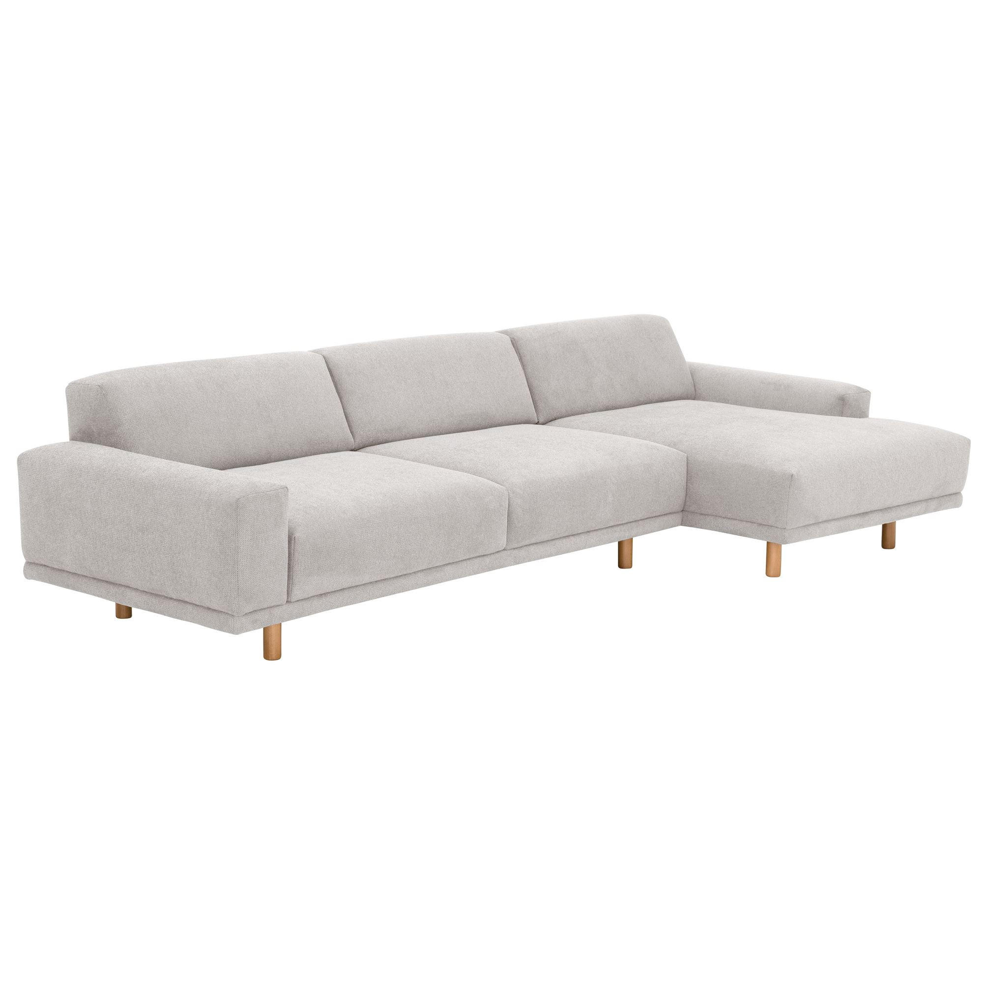 58aufmkessel Ecksofa Silber 283x133 cm