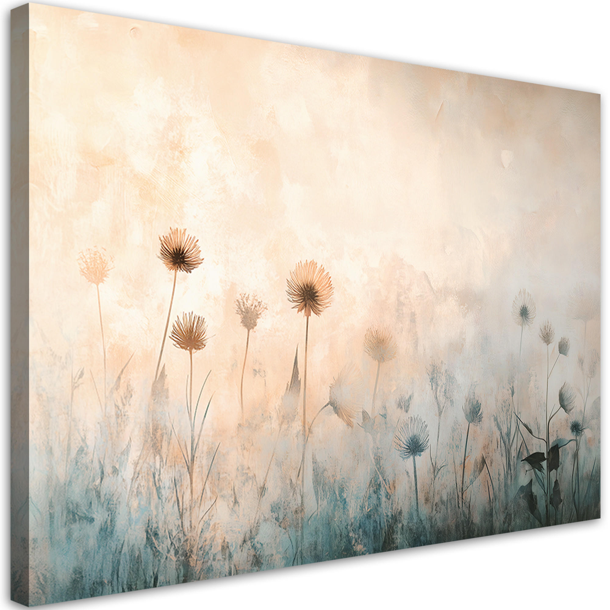 WANDBILD wiesenblumen - Beige, Textil (60/40cm) - Feeby