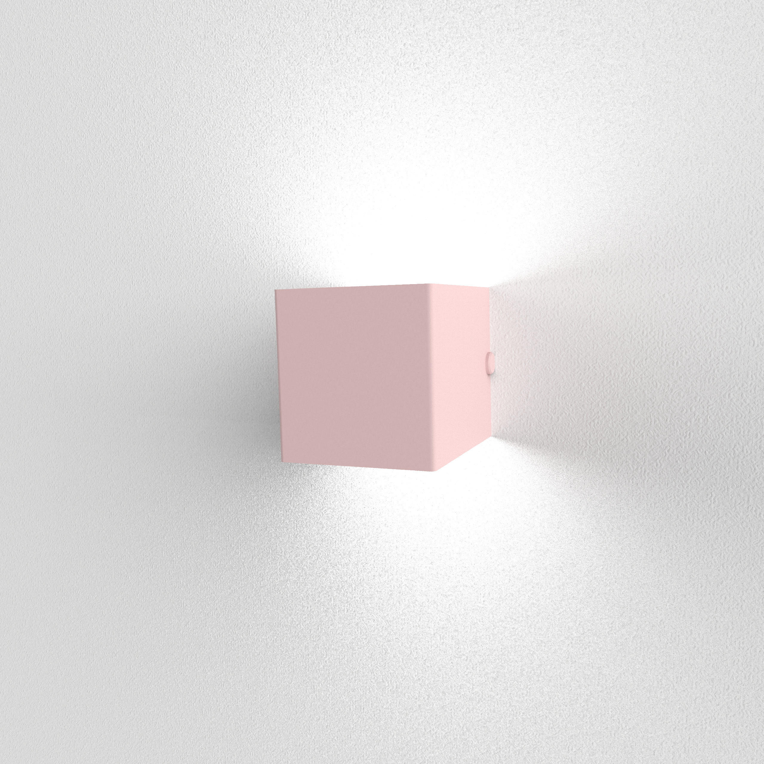 WANDLEUCHTE - Pink, Metall (10/10/10cm) - Lumicom