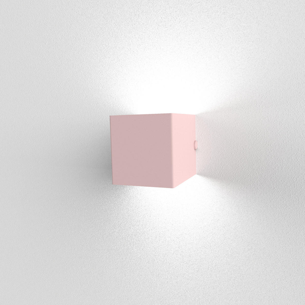 WANDLEUCHTE - Pink, Metall (10/10/10cm) - Lumicom