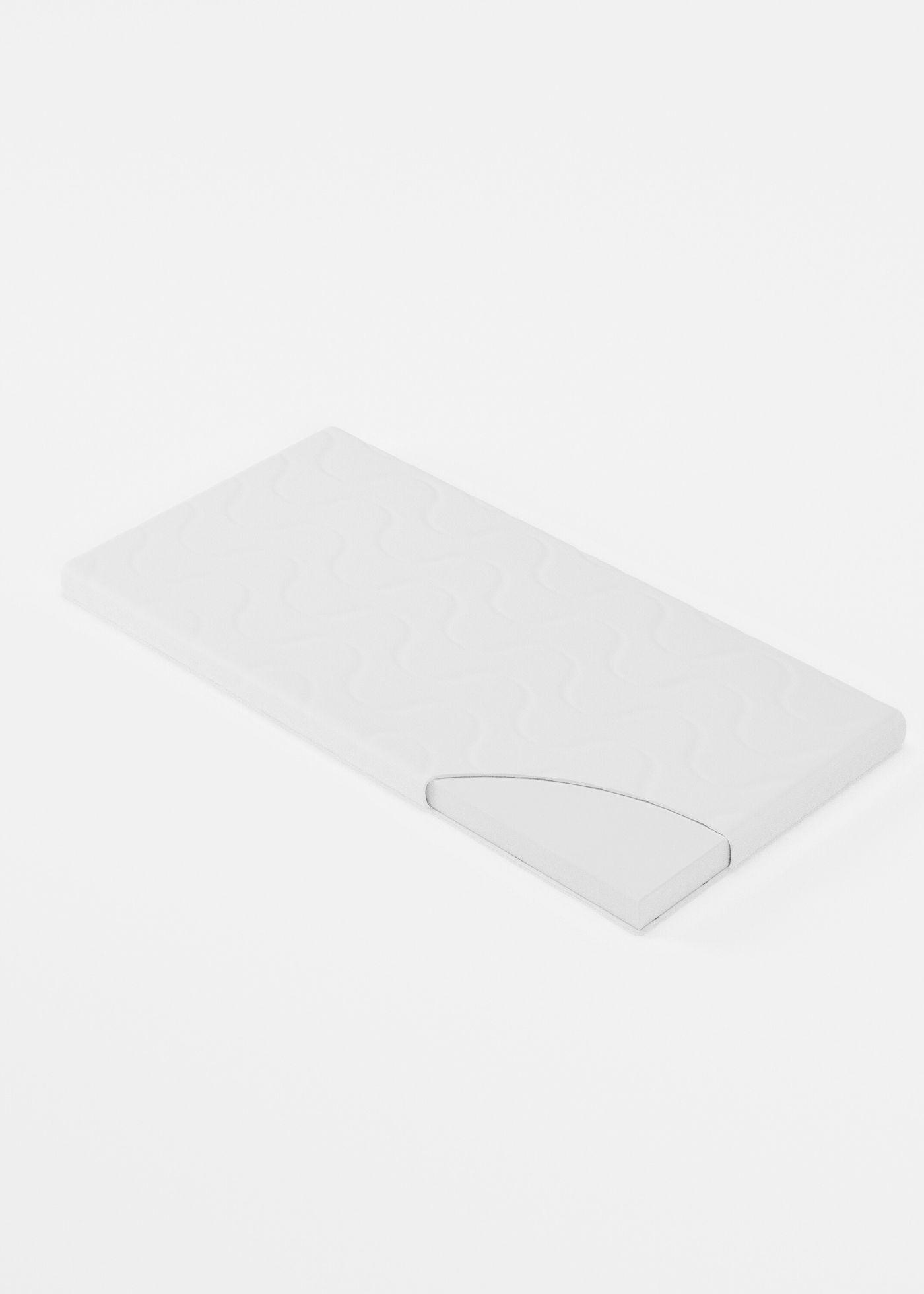 BABYMATRATZE für Babybett 60x120 cm, Basic delight - Weiß, Textil (60/120cm) - Sämann – make a difference.