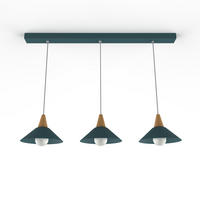 HÄNGELEUCHTE - Blau, Metall (25/100/16cm) - Lumicom