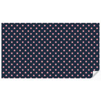 KINDERTAPETE - Muster - Sterne - Rosa - 400x220 cm - Anthrazit, Papier (400/220cm) - OnlyWow