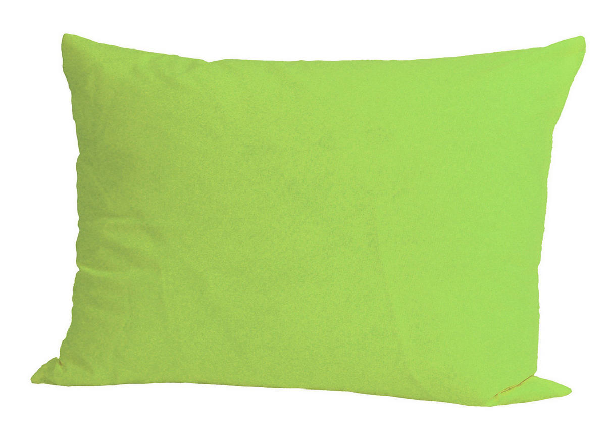 KISSENBEZUG Basic 100% Baumwolle apfelgrün 60/40 cm - Grün, Textil (40/60cm) - beties Heimtextil