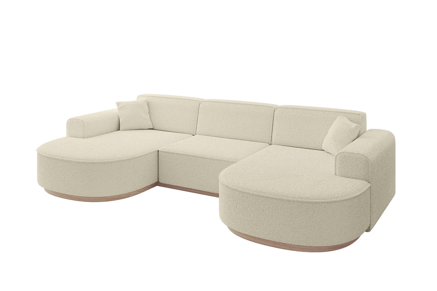 Altdecor Wohnlandschaft Beige 303x83x171 cm