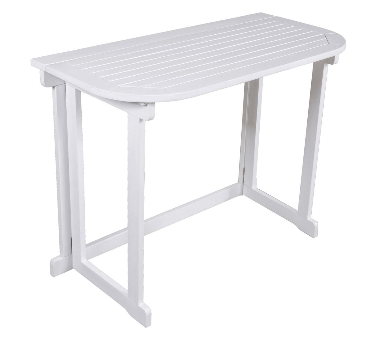 BALKONTISCH Britta Gartentisch - Grau, Holz (100/50/76cm) - DELUKE