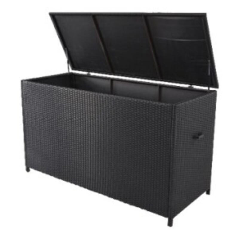 KISSENBOX Black - Braun - 165/67/95 cm - Braun, Metall (67/95/165cm) - Lesli Living