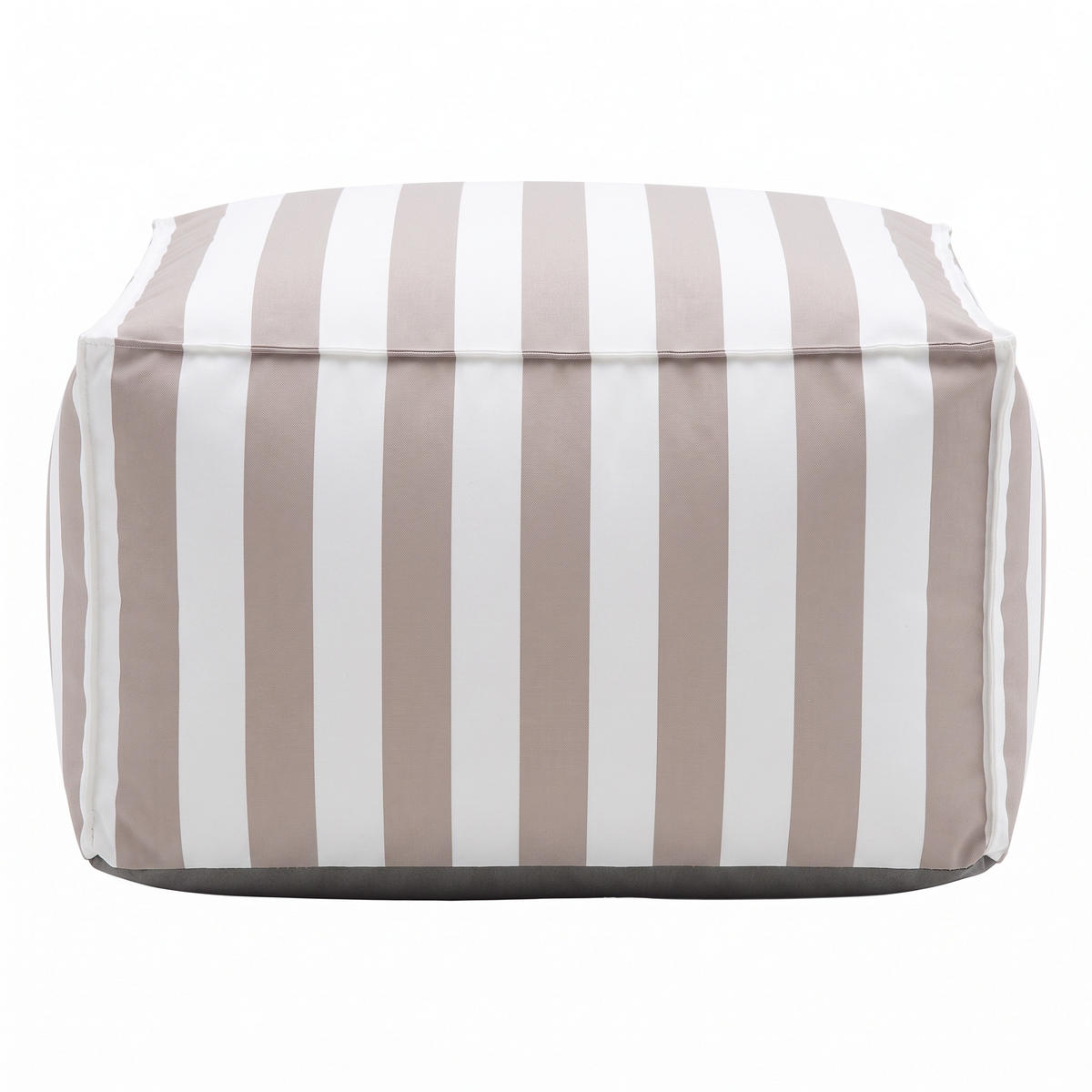 OUTDOOR Pouf Sitzsack SOFT für Garten & Terrasse, Beige - Beige, Textil (70/40/70cm) - Muffo