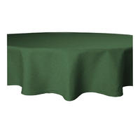 TISCHDECKE Leinenoptik 140 cm rund Dunkelgrün - Dunkelgrün, Textil (140cm) - TiborTex