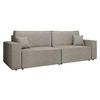 SCHLAFSOFA Karl - Hellgrau/Schwarz, Holz/Kunststoff (245/82/90cm) - MIRJAN24