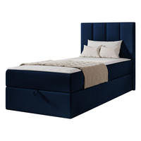 BOXBETT Rebos Single - H3 - Blau, Holz/Textil (100/200cm) - MIRJAN24