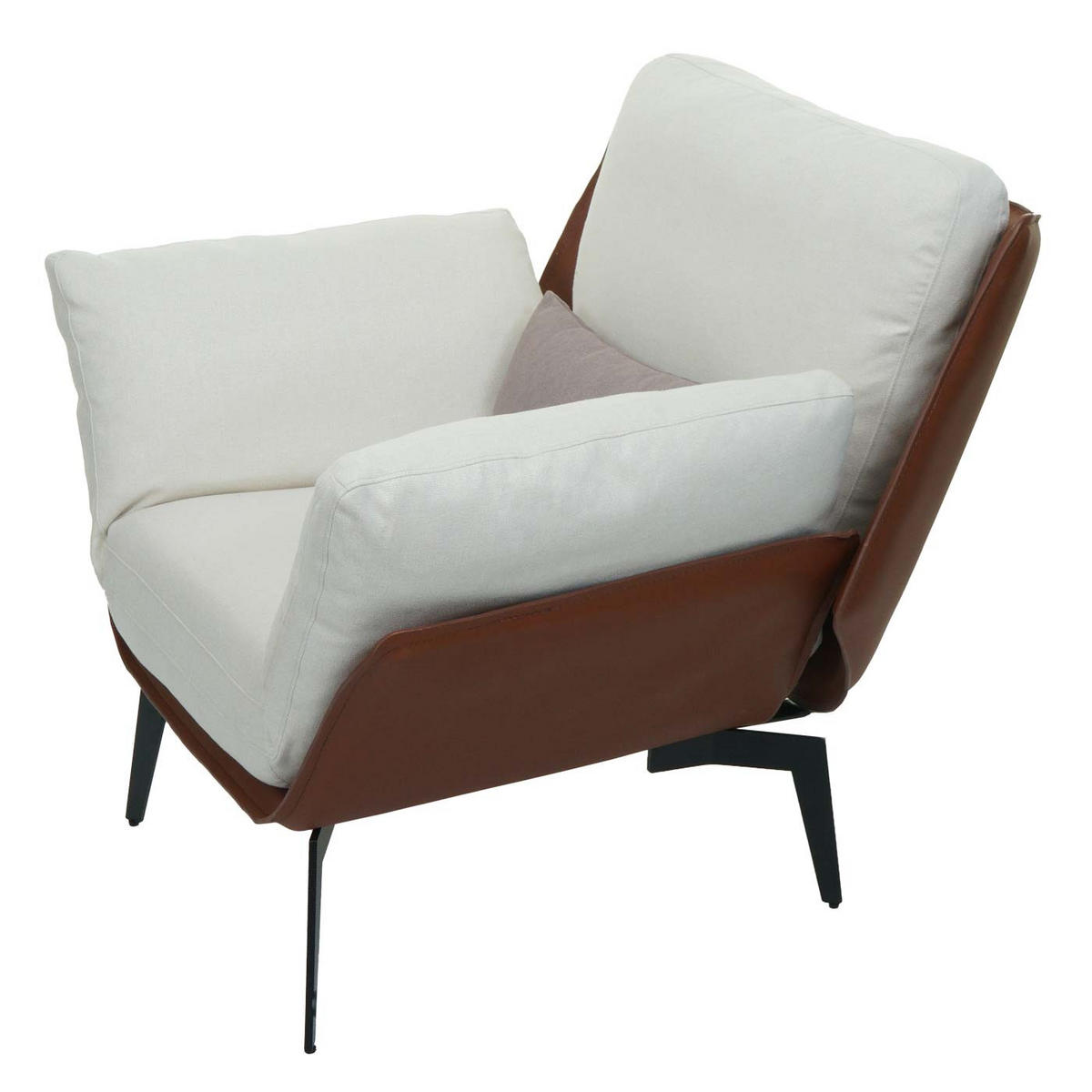 SESSEL Dunkelbraun - Dunkelbraun, Textil (86/81/86cm) - MCW