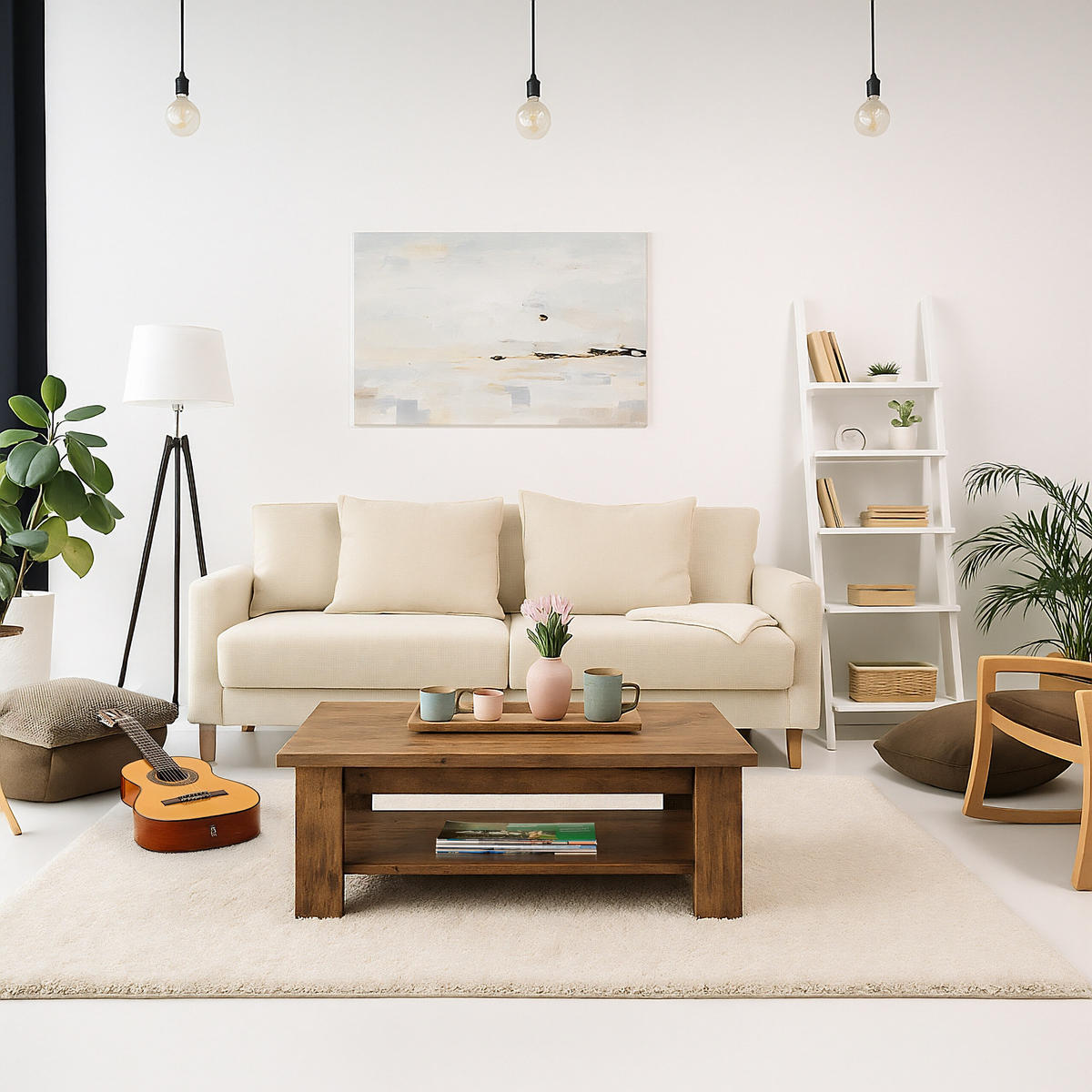 COUCHTISCH - Braun, Holzwerkstoff (50/100/43.5cm) - Relaxdays