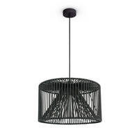 PENDELLEUCHTE Hugo Pd1 Mirijana - Schwarz, Metall (38/38/28cm) - Paco Home