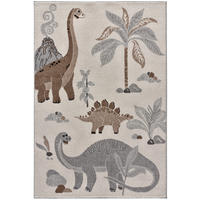 KINDERTEPPICH Weiß Beats 120/170 cm - Weiß, Naturmaterialien/Textil (120/170cm) - Atticgo