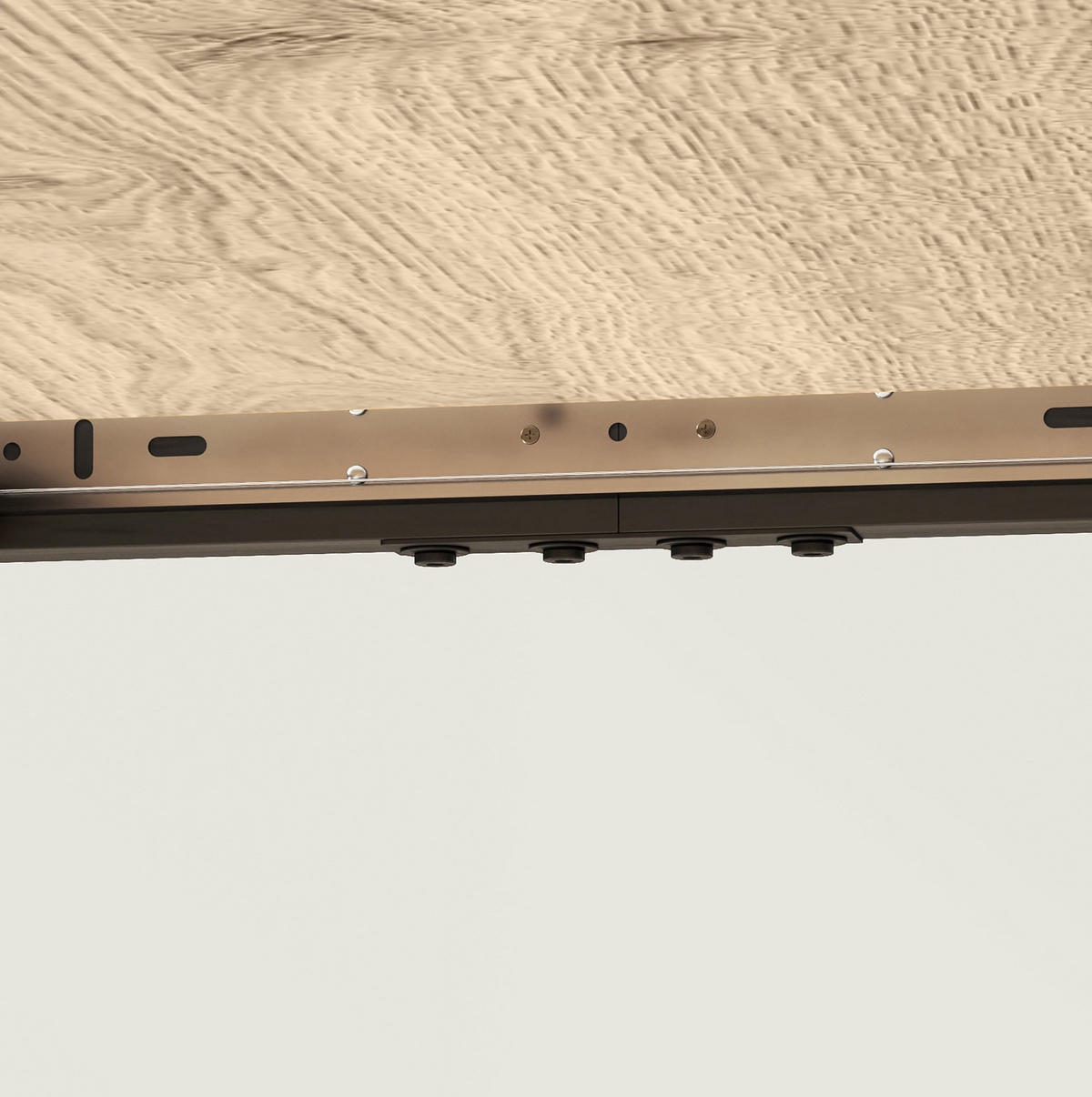 ESSTISCH 120/160/75/77 cm in Natur aus MDF, ausziehbar mit Stahlgestell - Braun, Holzwerkstoff (160/75/77cm) - Flora Grace