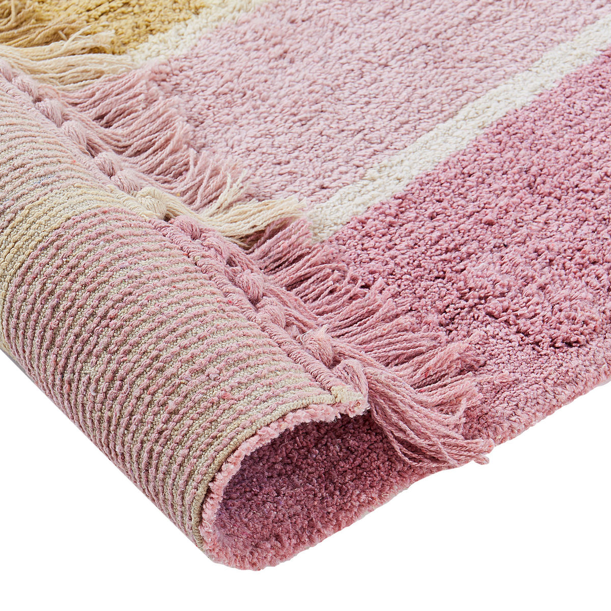 DĚTSKÝ KOBEREC Barevný 140/200 cm Bavlna Tatarli - béžová, textil (140/200cm) - Beliani
