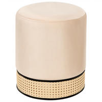 POUF Yankton 35/35/42 cm - Beige, Textil (35/42/35cm) - Beliani