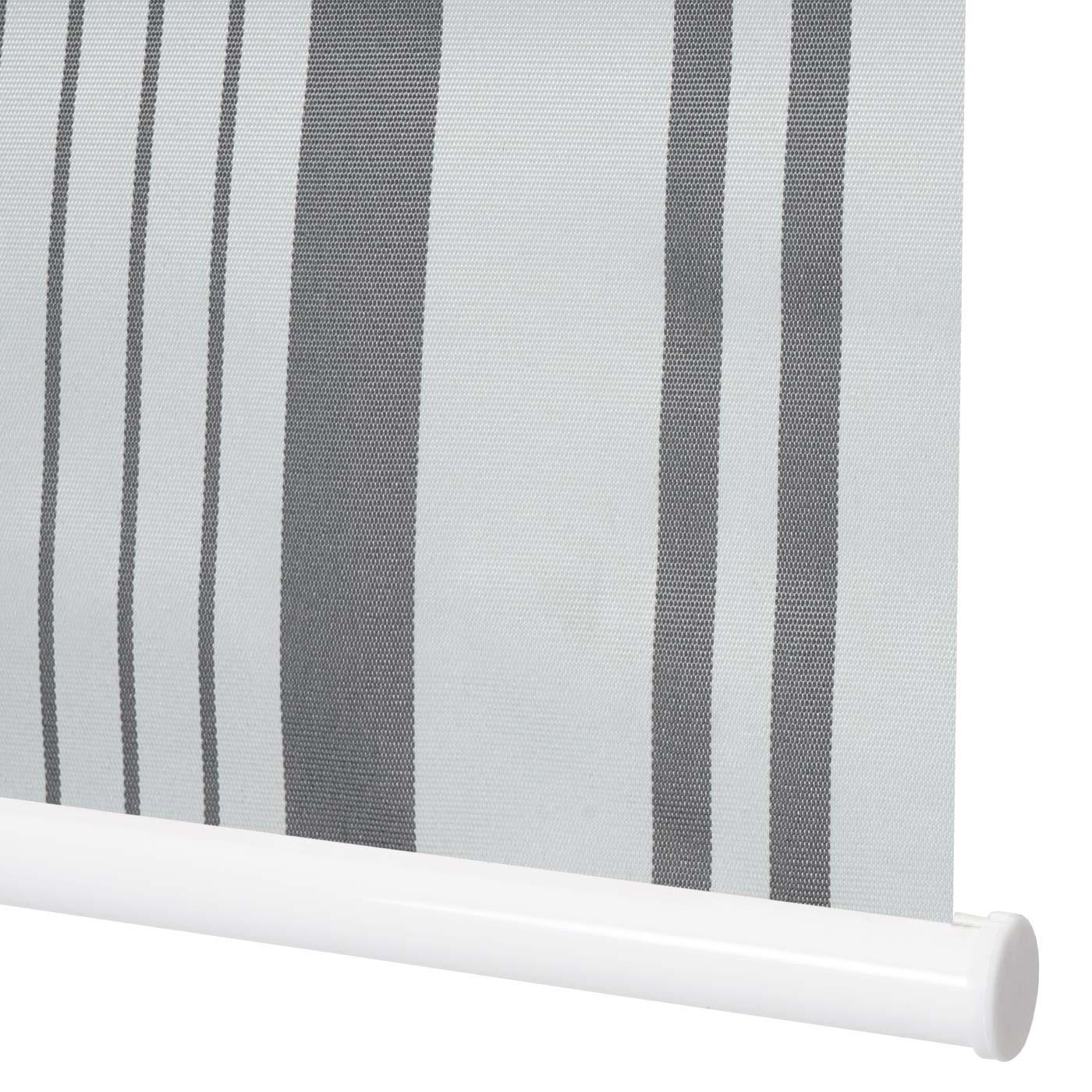 Thumbnail - MCW Rollo, Grau, Weiß, Textil, 80x230x7 cm, Wohntextilien, Rollos & Jalousien, Rollos