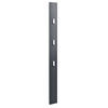 HAKENLEISTE Hansnes - Grau, Holzwerkstoff/Metall (15/165/3cm) - [en.casa]