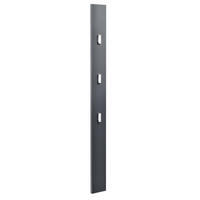 HAKENLEISTE Hansnes - Grau, Holzwerkstoff/Metall (15/165/3cm) - [en.casa]