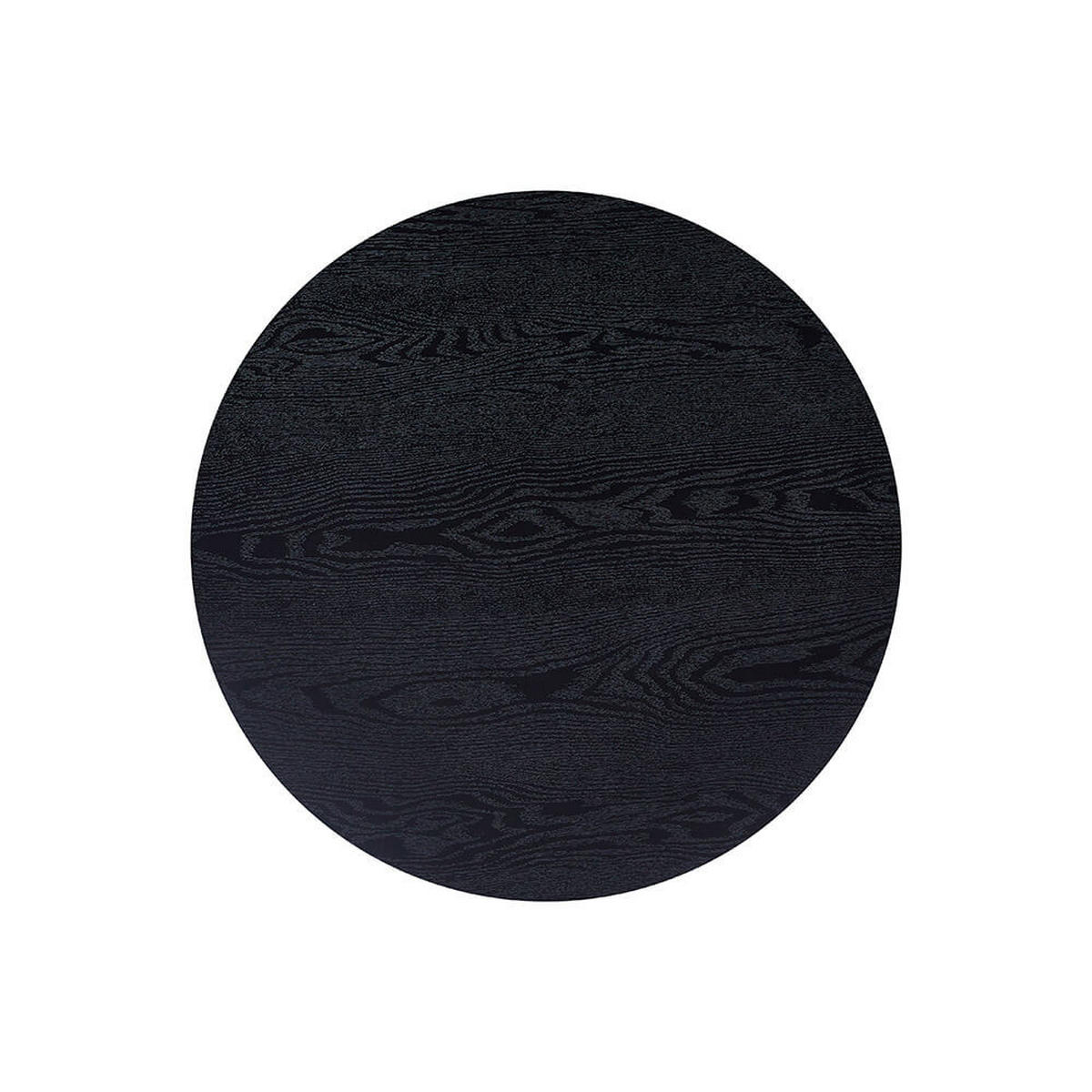 COUCHTISCH Rund NOVARA - 88 x 47 cm Dark Oak - Schwarz, Holz (110/66/47cm) - Home Deluxe