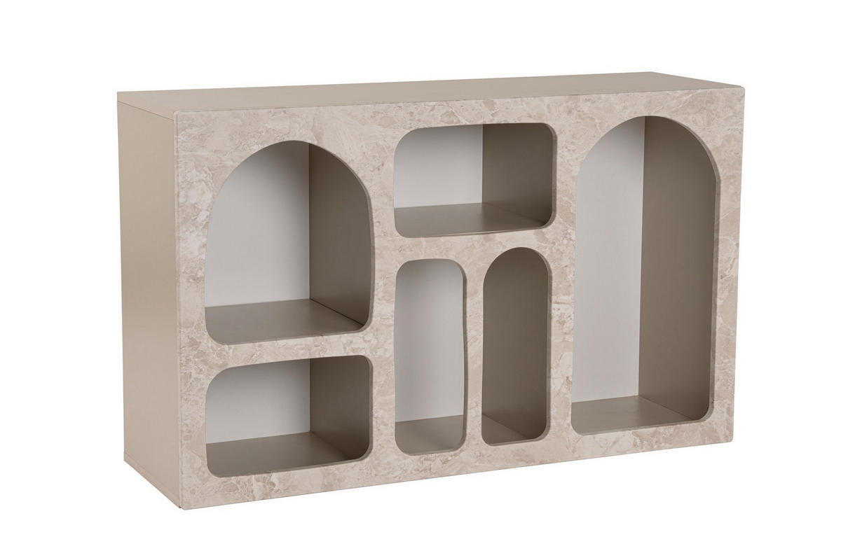 BUFFETSCHRANK liva beige - Beige, Holz (37/74/120cm) - Habitat Garten