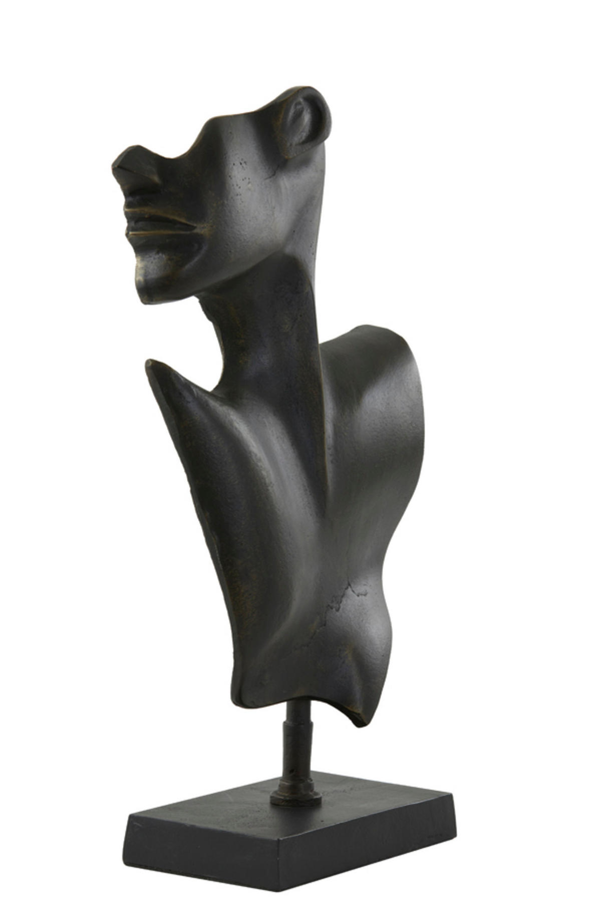 ORNAMENT Gesicht Bronze 23/11/45 cm - Bronzefarben, Metall (11/45/23cm) - Light & Living