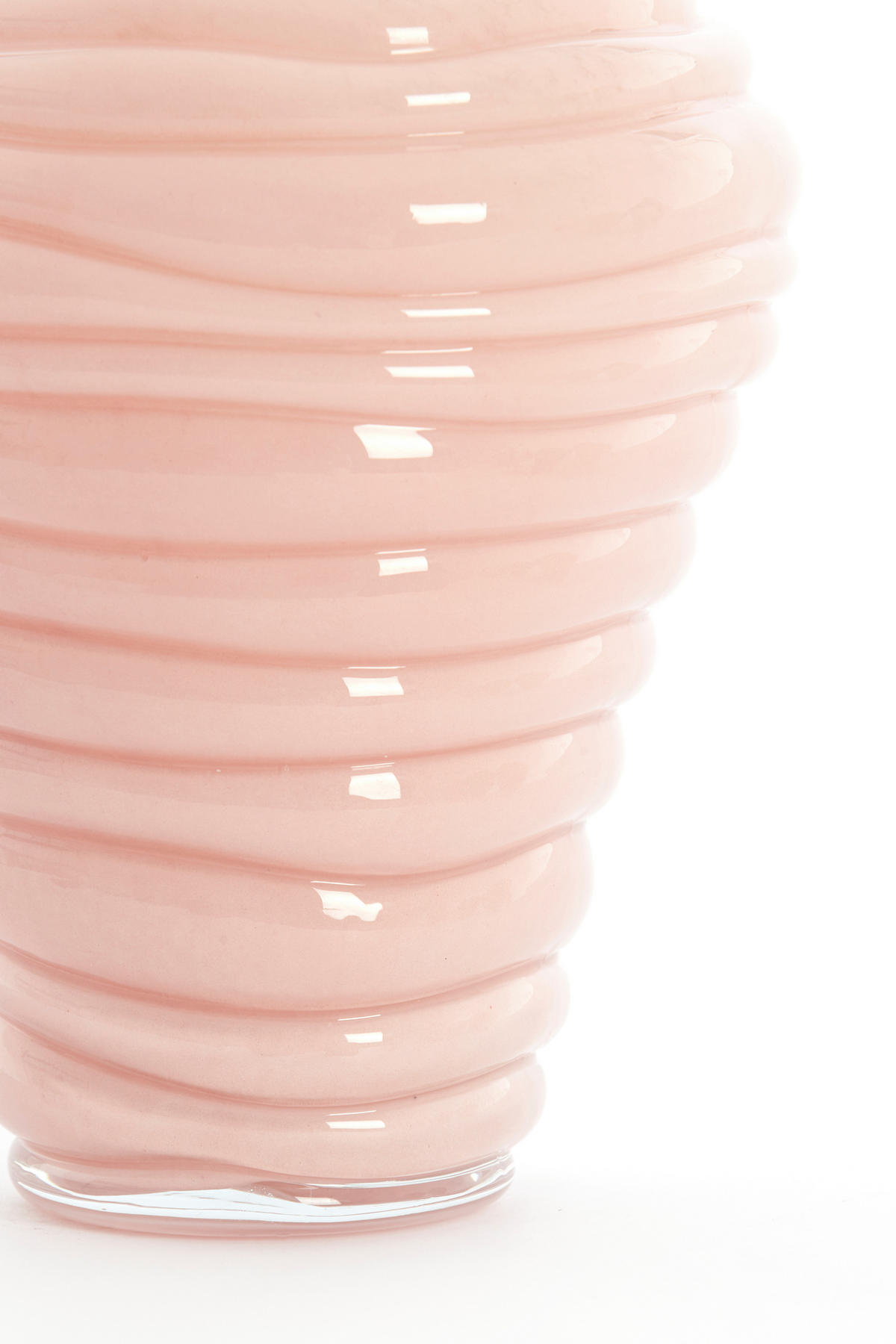 VAZE Fenlor Rosa 18/18/25 cm - Pink, Glas (25cm) - Light & Living