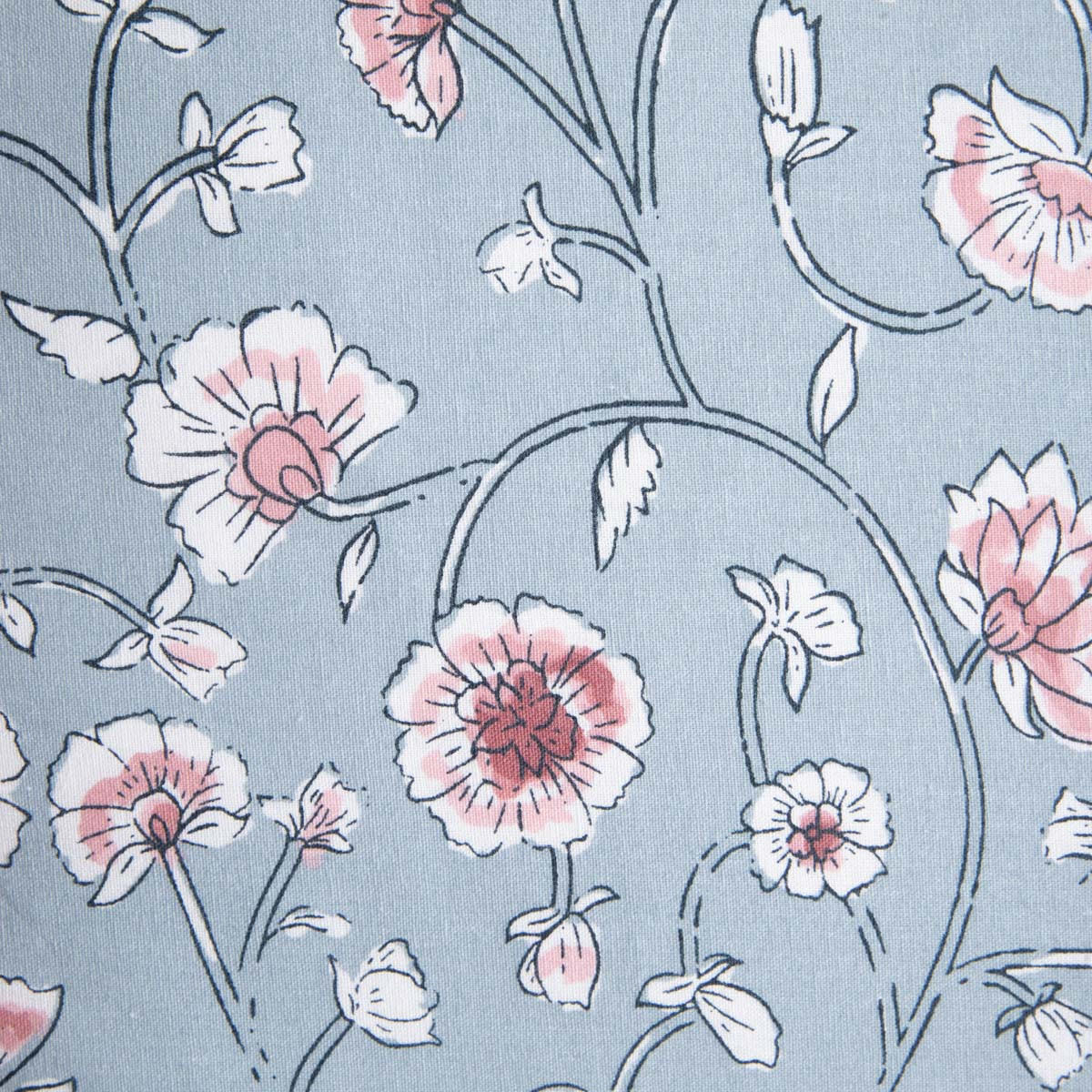 BETTWÄSCHE Julia Baumwolle 220/200 cm - Blau, Textil (220/200cm) - Homla