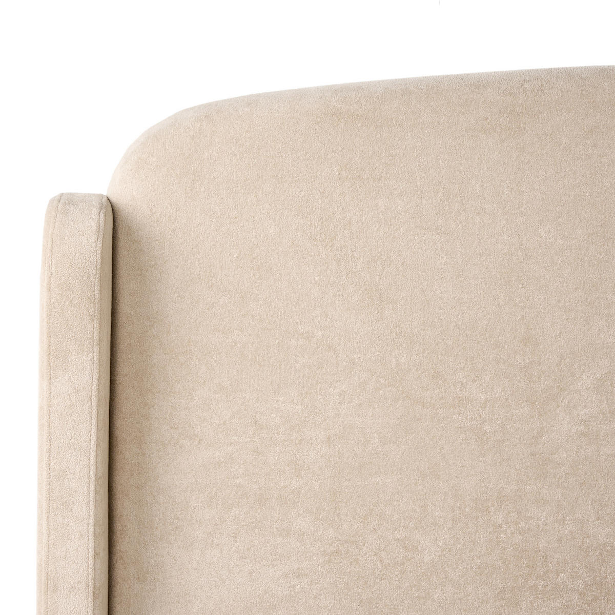 BETT mit Stauraum 180/200 cm Stoff Taupe Bernay - Taupe, Textil (180/200cm) - Beliani