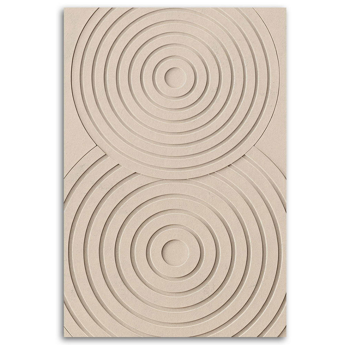 KUNSTDRUCK Beige 70/100 cm - Beige, Textil (70/100cm) - KUNSTLOFT